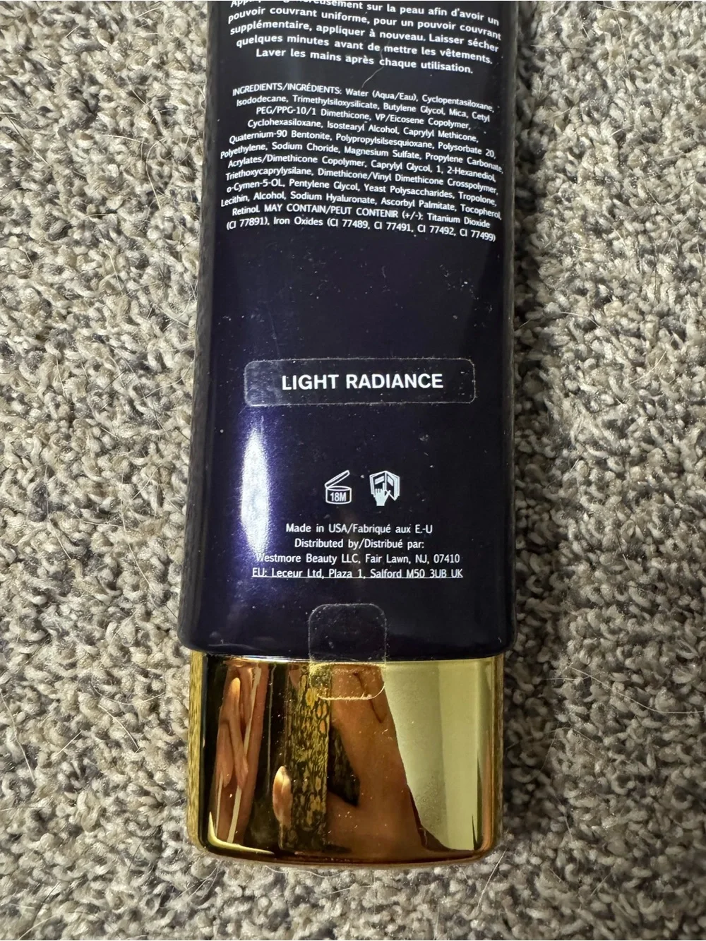 Westmore Beauty Lasting Effects Body Coverage Perfector - Light Radiance